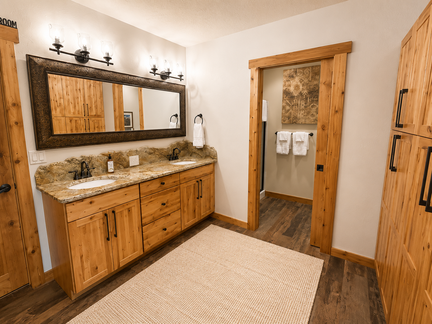 Lodge double sinks