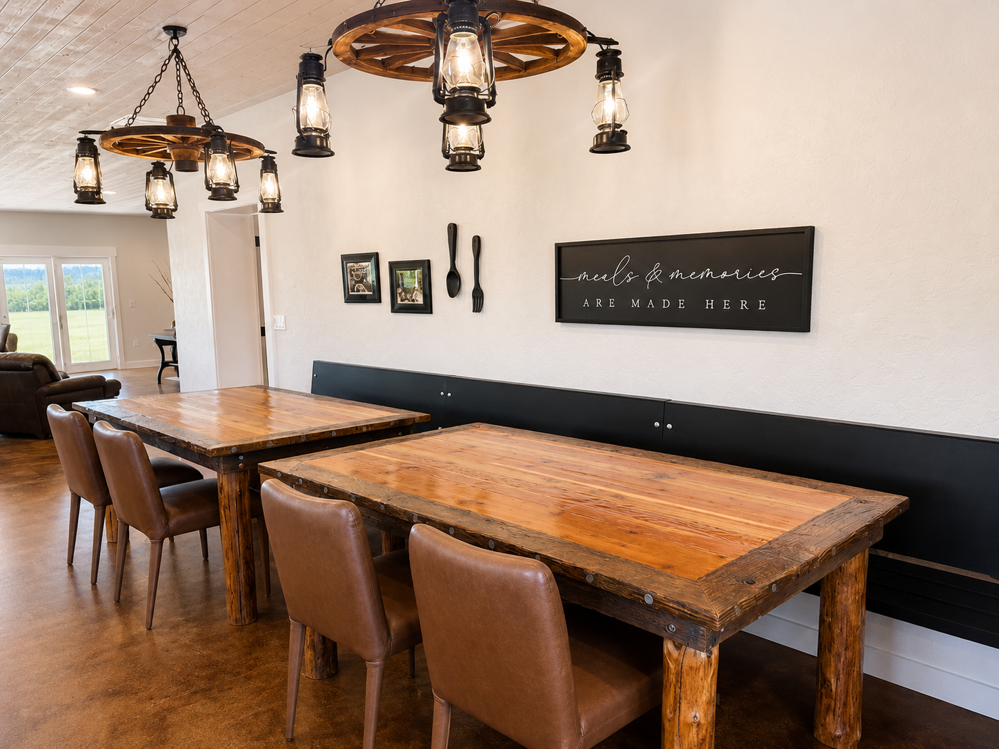 Main house dining area