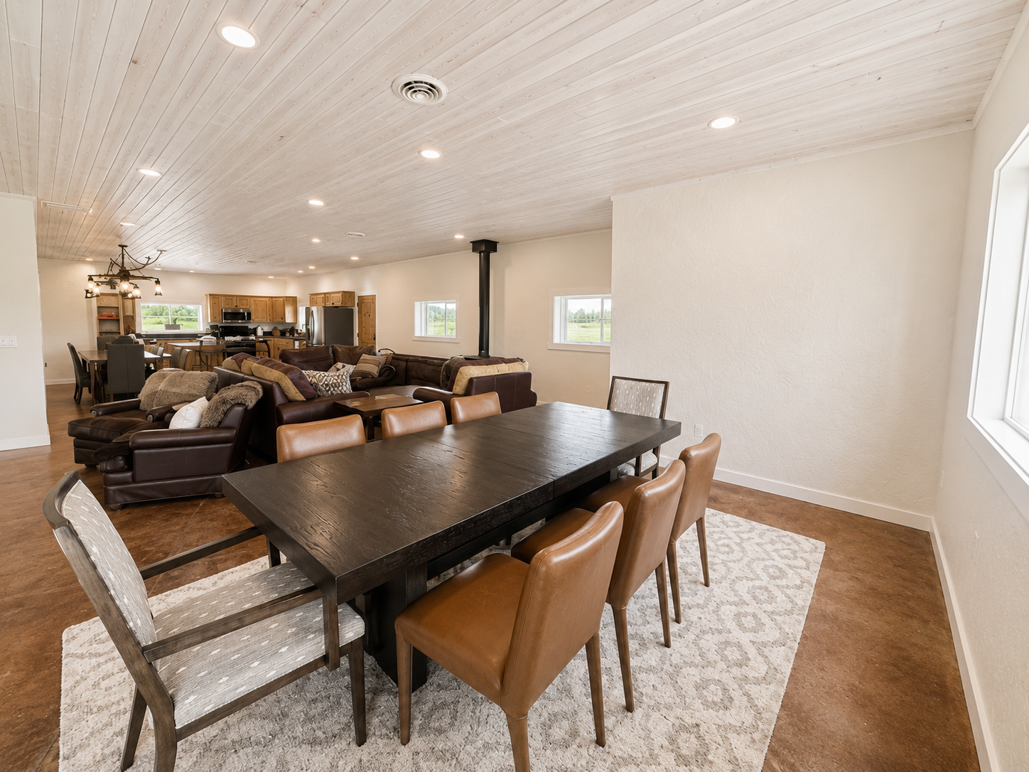 Main house game table and extra dining space